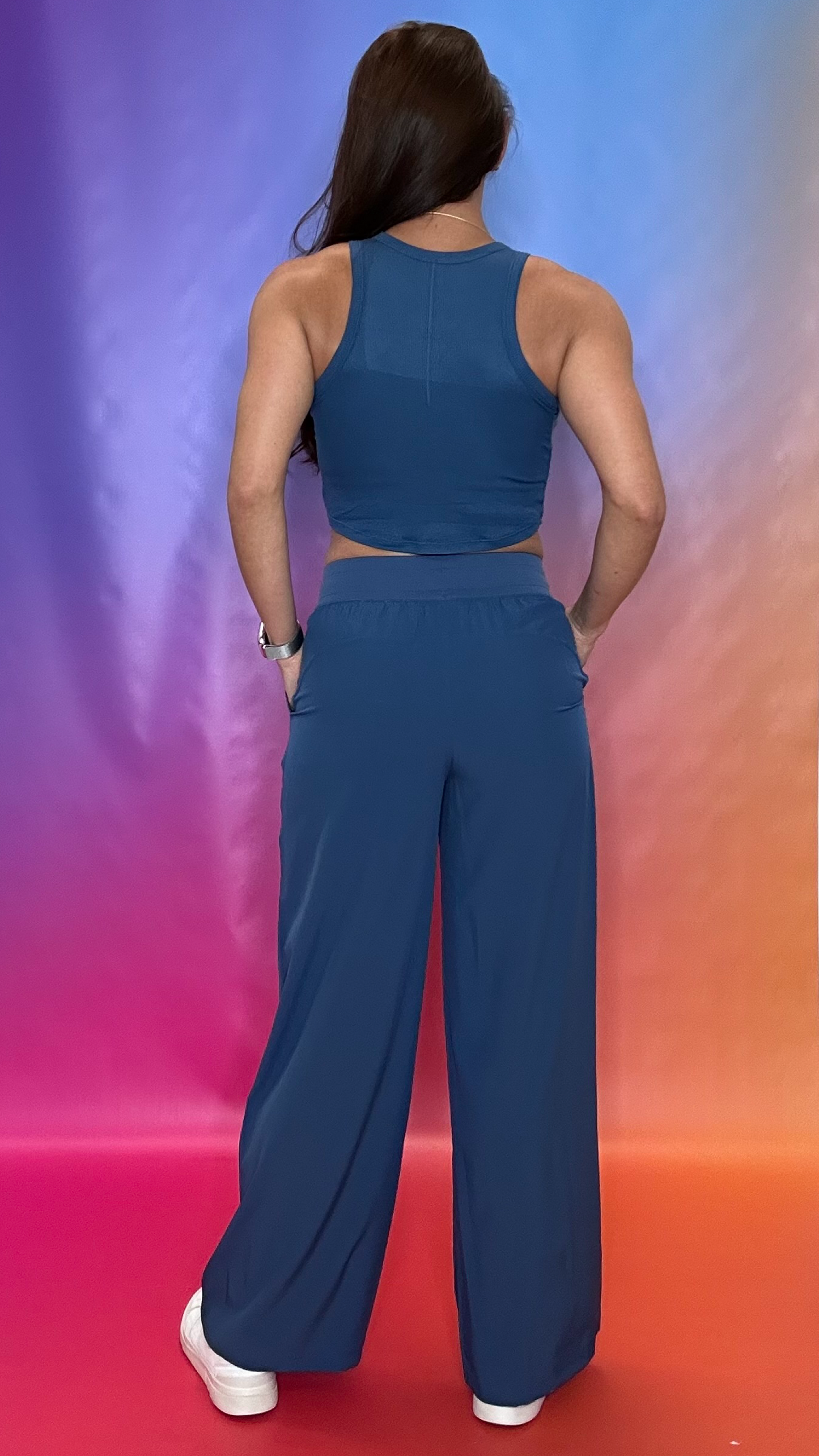 Rebel Crop Top Blue