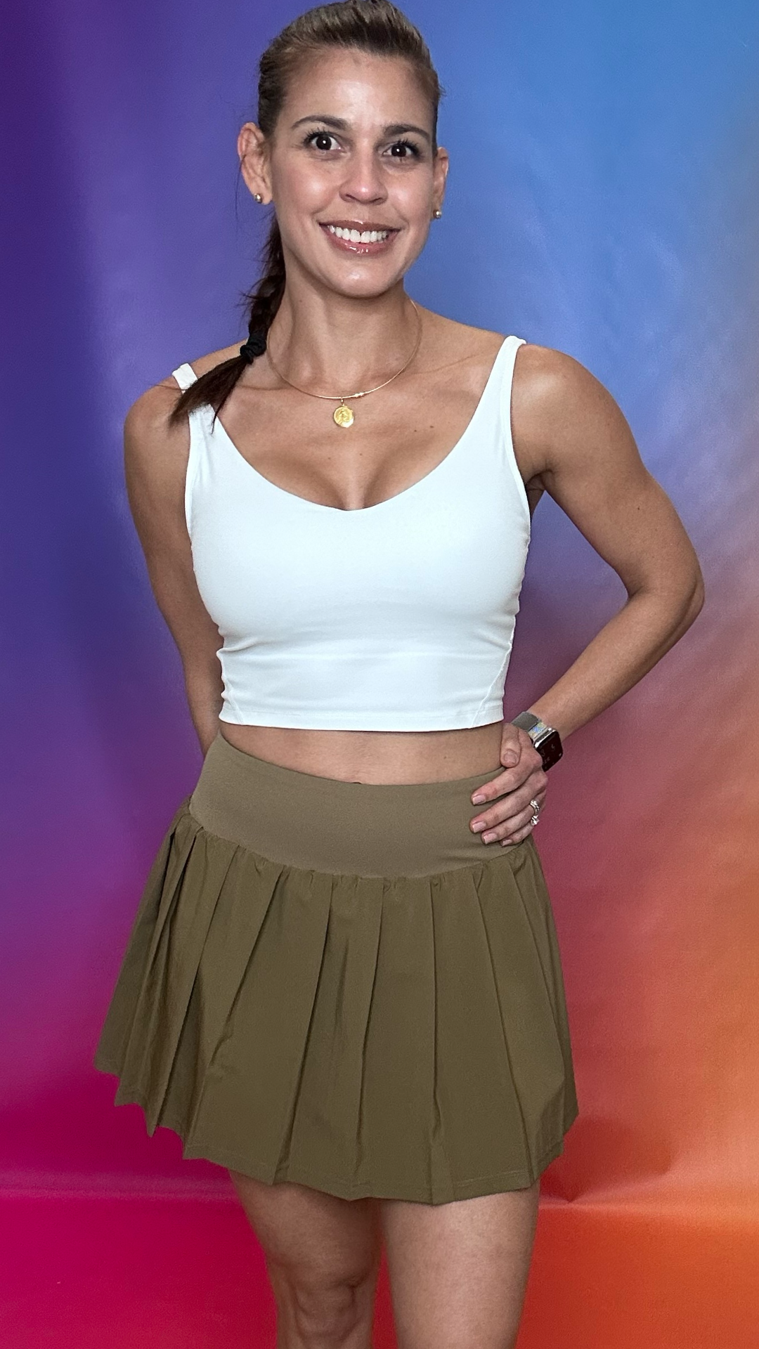 Match Skirt Brown