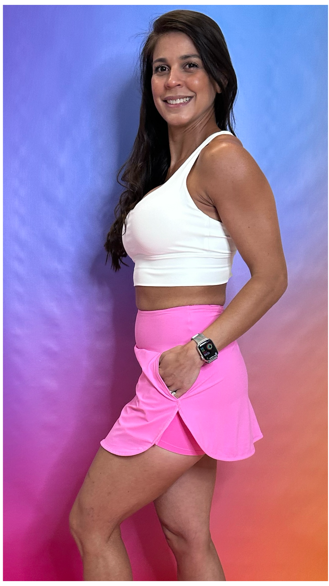 Balance Skirt Hot Pink