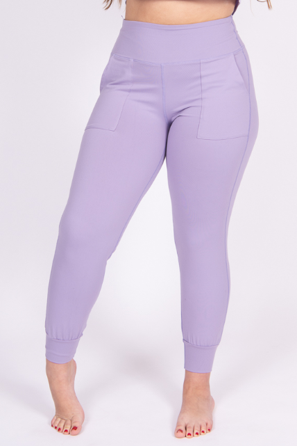 Chilled Joggers - Lilac • FINAL SALE