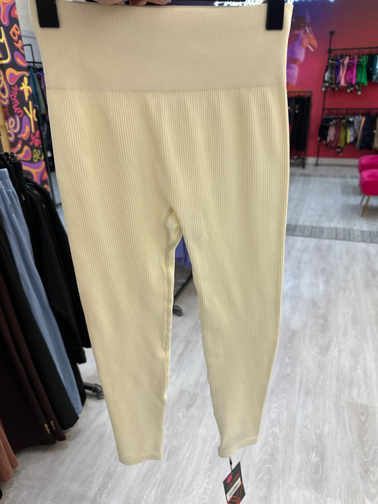 Vibrant Leggings Ivory XL FINAL SALE