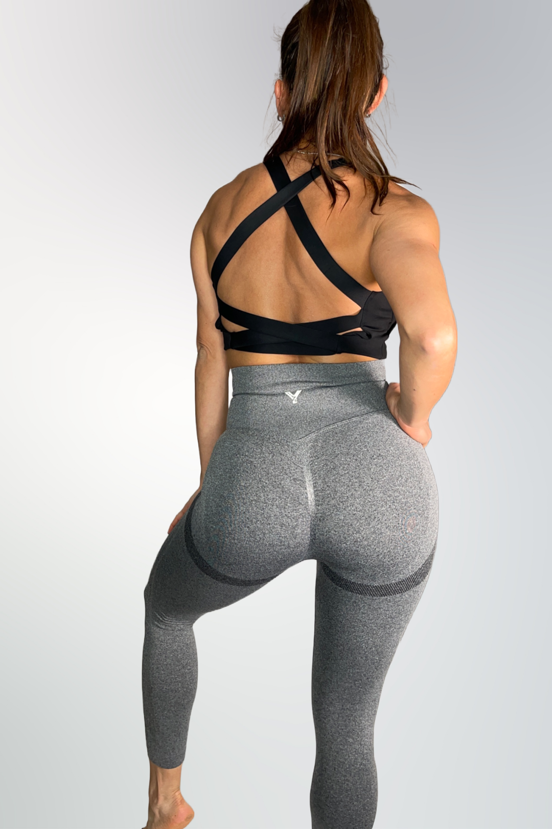 Lift Up Leggings - Dark Gray - FINAL SALE