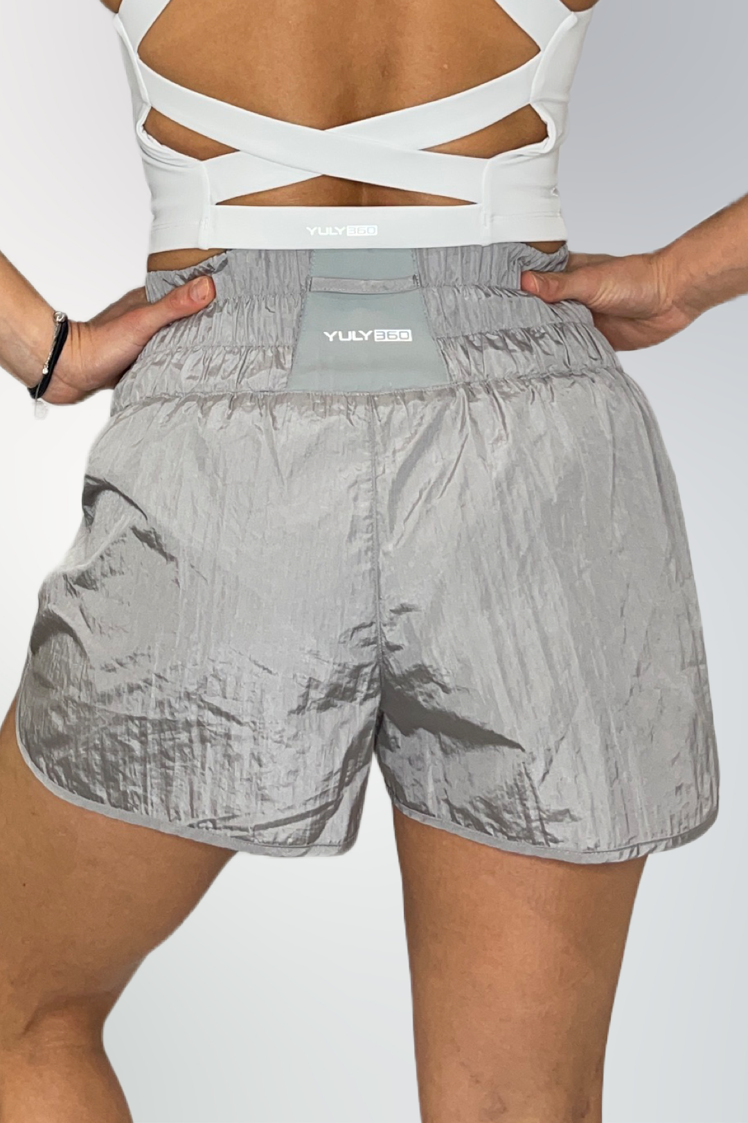 Determined Shorts - Silver
